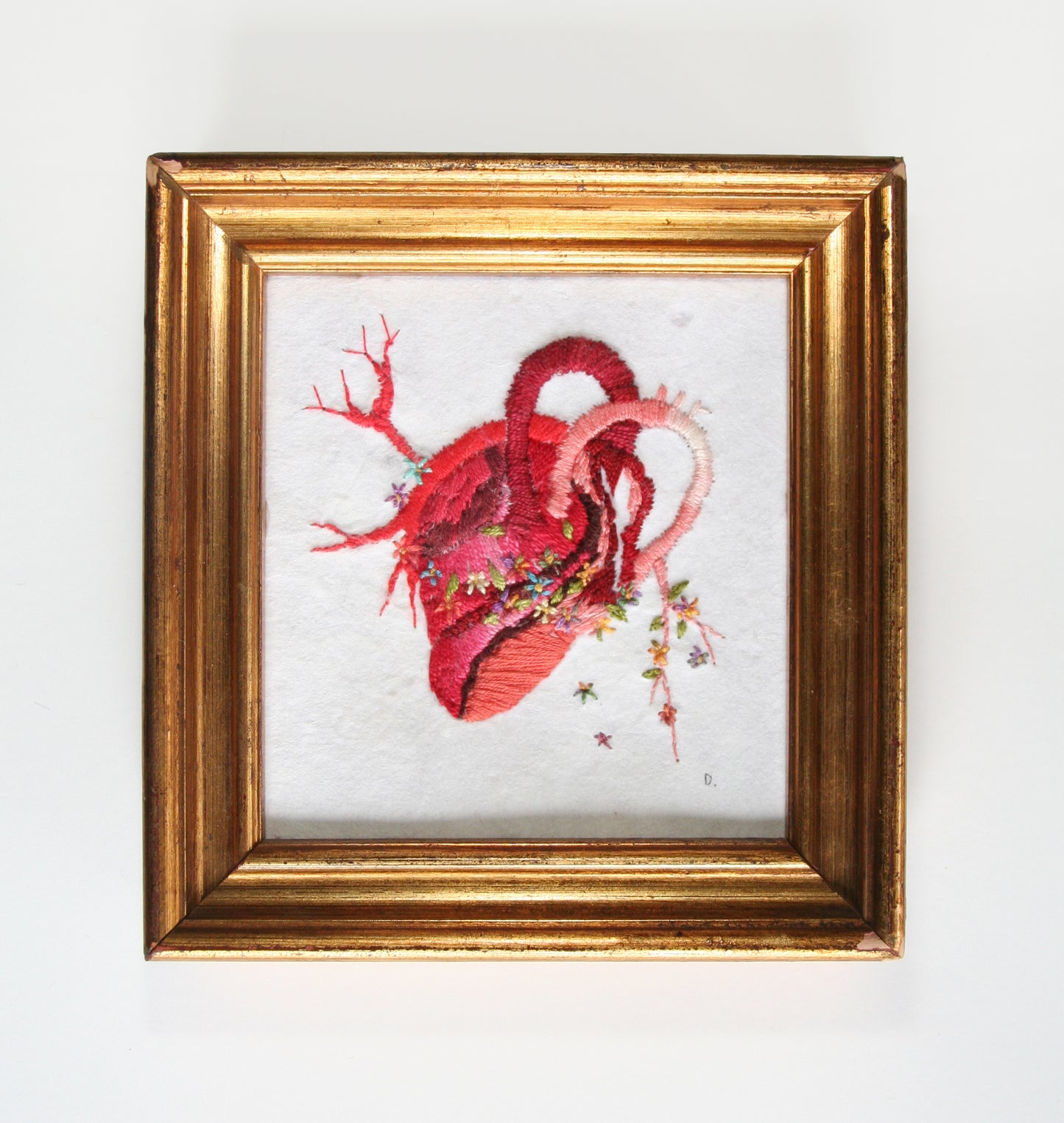 Embroidery Heart Emorraggia di Fiori #06 - Drunkenrabbit