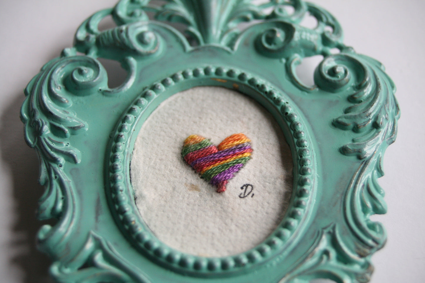 Embroidery Heart 1 metro d'amore - Drunkenrabbit
