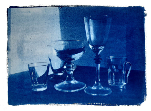 Nelle camere blu | Bicchieri - Laura di Fazio