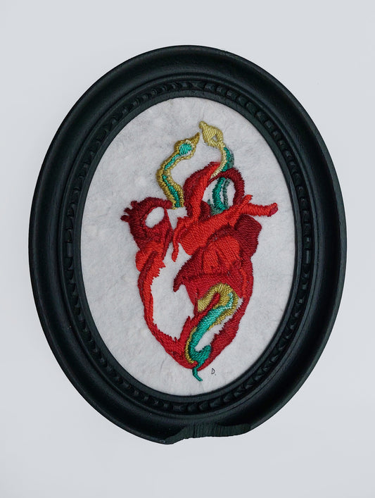 Embroidery Heart La forma del potere - Drunkenrabbit